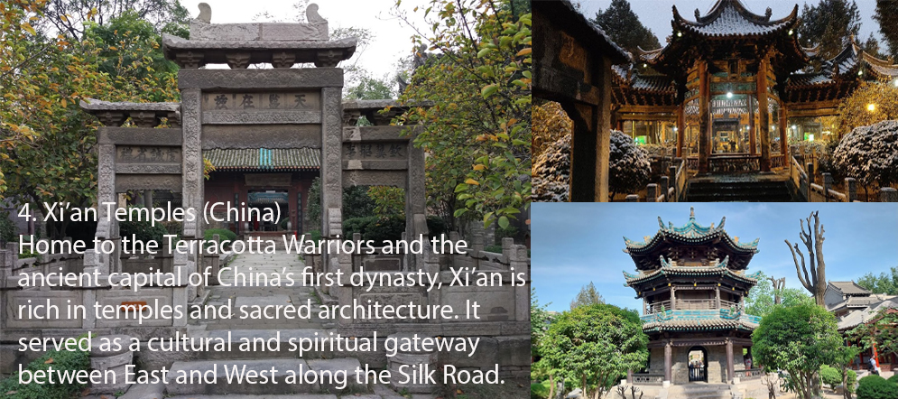 4. Xi’an Temples (China) 